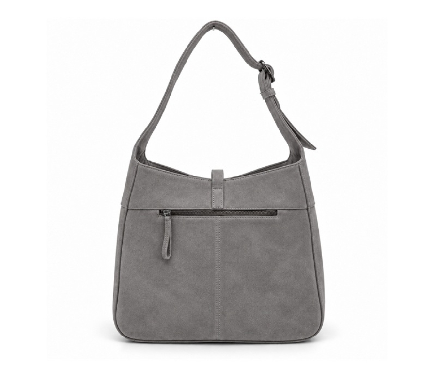 HELENA SHOPPER SUEDE GREY